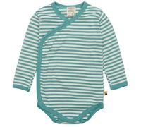 loud + proud Babys & Kinder Wickelbody langarm, GOTS-zertifiziert Oregano (Grün) 62/68