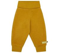 loud + proud Babys & Kinder Wollfleece-Hose, GOTS-zertifiziert Curry(Gelb) 122/128