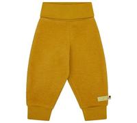 loud + proud Babys & Kinder Wollfleece-Hose, GOTS-zertifiziert Curry(Gelb) 86/92