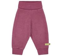 loud + proud Babys & Kinder Wollfleece-Hose, GOTS-zertifiziert Grape(Rosa) 110/116