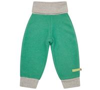 loud + proud Babys & Kinder Wollfleece-Hose, GOTS-zertifiziert Plant(Grün) 86/92