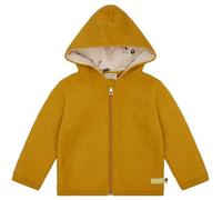 loud + proud Babys & Kinder Wollfleece-Jacke mit Kapuze, GOTS-zertifiziert Curry(Gelb) 86/92