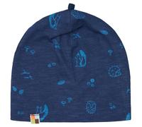loud + proud Babys & Kinder Beanie aus Slub Jersey mit Druck, GOTS-zertifiziert Ultramarine(Blau) 98/104