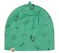 loud + proud Beanie aus Slub Jersey mit Druck, GOTS Zertifiziert