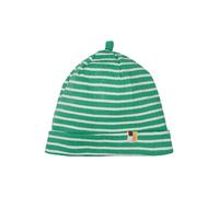 loud + proud Babys & Kinder Beanie gestreift mit Rippe, GOTS-zertifiziert Plant(Grün) 74/80