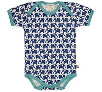 loud + proud Body Kurzarm mit Elefanten Print, GOTS Zertifiziert