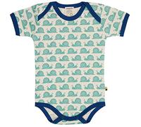 loud + proud Body Kurzarm mit Print Schnecke, GOTS Zertifiziert