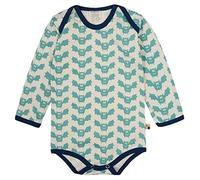 loud + proud Baby Body Langarm, GOTS-zertifiziert Oregano(Grün) 86/92