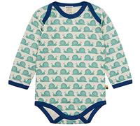 loud + proud Babys & Kinder, Body Langarm, GOTS-zertifiziert Oregano (Grün) 74/80