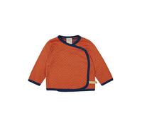 loud + proud Cardigan "Doubleface" in Orange - Größe 98/104 | Baby Pullover Cardigans