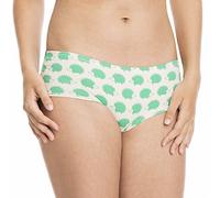 loud + proud Damen Panties Organic Cotton, GOTS, Animalprint, Gr. 42, Grün (Verde ve)