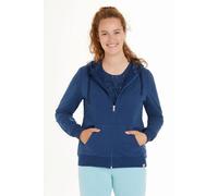 loud + proud Damen Sweat Kapuzenjacke, GOTS-zertifiziert Ultramarine(Blau) 44
