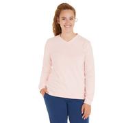loud + proud Damen Sweat Strukturmuster, GOTS-zertifiziert Rosé(Rosa) 40