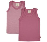 loud + proud Doppelpack Kinder Unterhemd, Tanktop, Feinripp aus Bio Baumwolle und GOTS Zertifiziert