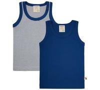 loud + proud Doppelpack Kinder Unterhemd, Tanktop, Feinripp aus Bio Baumwolle und GOTS Zertifiziert