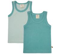 loud + proud Doppelpack Kinder Unterhemd, Tanktop, Feinripp aus Bio Baumwolle und GOTS Zertifiziert