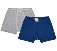 loud + proud Doppelpack Kinder Unterhosen Boxer, Feinripp aus Bio Baumwolle und GOTS Zertifiziert