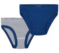 loud + proud Babys & Kinder Doppelpack Slips aus Feinripp, GOTS-zertifiziert Ultramarine(Blau) 122/128