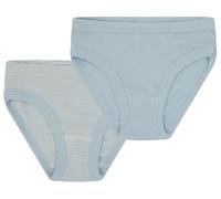 loud + proud Babys & Kinder Doppelpack Slips aus Feinripp, GOTS-zertifiziert Eisblau(Blau) 98/104