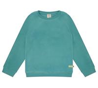 loud + proud Kinder Fleece-Sweatshirt, GOTS-zertifiziert Oregano(Grün) 146/152