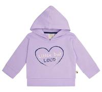 loud + proud Babys & Kinder Hoodie mit Druckmotiv, GOTS-zertifiziert Lilac 122/128