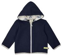 loud + proud Babys & Kinder Jacke Wollwalk, GOTS-zertifiziert Ultramarine(Blau) 122/128