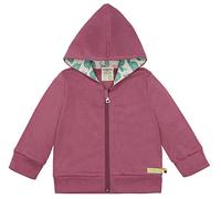 loud + proud Babys & Kinder, Kapuzenjacke, GOTS-zertifiziert Grape (Rosa) 62/68