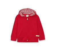 loud + proud Kapuzenjacke, GOTS-zertifiziert Tomato(Rot) 86/92