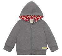loud + proud Babys & Kinder, Kapuzenjacke, GOTS-zertifiziert Grey (Grau) 74/80