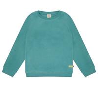loud + proud Kinder Fleece-Sweatshirt, GOTS-zertifiziert Oregano(Grün) 158/164