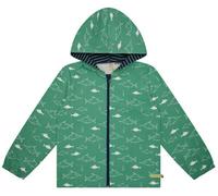 loud + proud Kinder Outdoorjacke, GOTS-zertifiziert Bamboo(Grün) 134/140