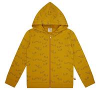 loud + proud Kinder Sweatjacke mit Kapuze, GOTS-zertifiziert Curry(Gelb) 134/140