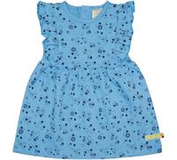 loud + proud Babys & Kinder Kleid aus Musseline Jersey mit Druck, GOTS-zertifiziert Basin(Blau) 98/104