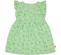 loud + proud Babys & Kinder Kleid aus Musseline Jersey mit Druck, GOTS-zertifiziert Opal(Grün) 98/104