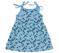 loud + proud Babys & Kinder Kleid Druck, GOTS-zertifiziert Air(Blau) 110/116
