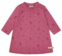 loud + proud Babys & Kinder Kleid Slub Jersey mit Druck, GOTS-zertifiziert Rouge(Pink) 122/128