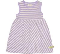 Leinen Kleid flieder geringelt 98/104