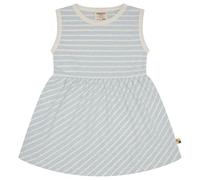 loud + proud Babys & Kinder Kleid Streifen mit Leinen, GOTS-zertifiziert Air(Blau) 122/128