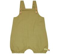 loud + proud Kurze Latzhose aus feinem Karo, GOTS Zertifiziert