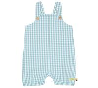 loud + proud Kurze Latzhose Vichy-Karo, GOTS Zertifiziert