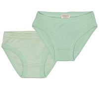 loud + proud Babys & Kinder Doppelpack Slips aus Feinripp, GOTS-zertifiziert Pistacchio/Grün 122/128