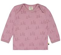 loud + proud Mädchen Druck, GOTS Zertifiziert Shirt, Aster, 74-80 EU