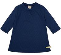 loud + proud Mädchen Jacquard Strick, GOTS Zertifiziert Kinderkleid, Ultramarine, 110-116 EU