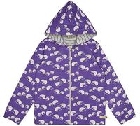 loud + proud Mädchen Wasserabweisende Jacke, GOTS-Zertifiziert Übergangsjacke, Violet, 158-164 EU