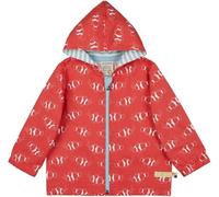 loud + proud Outdoorjacke chili mit Fischdruck 74/80