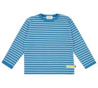 loud + proud Babys & Kinder Shirt langarm gestreift, GOTS-zertifiziert Azur(Blau) 86/92