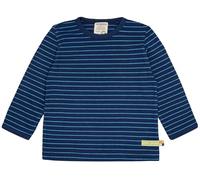 loud + proud Babys & Kinder Shirt Streifen, GOTS-zertifiziert Ultramarine(Blau) 74/80
