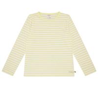 loud + proud Babys & Kinder Shirt Streifen mit Leinen, GOTS-zertifiziert Blonde(Gelb) 74/80