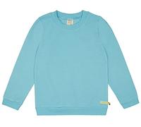 loud + proud Babys & Kinder Sweat Rippenstruktur, GOTS-zertifiziert Cyan(Petrol) 86/92