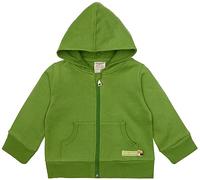 loud + proud Baby & Kinder Sweatjacke, GOTS-zertifiziert Grass(Grün) 62/68